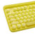 凯迪威G3000粉色可爱复古朋克机械键盘青轴 104水晶圆点圆形透光 粉色键盘(黄色)第2张高清大图