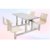 利尚 餐桌椅不锈钢食堂连体餐桌椅YLKC2016(默认 默认)第3张高清大图