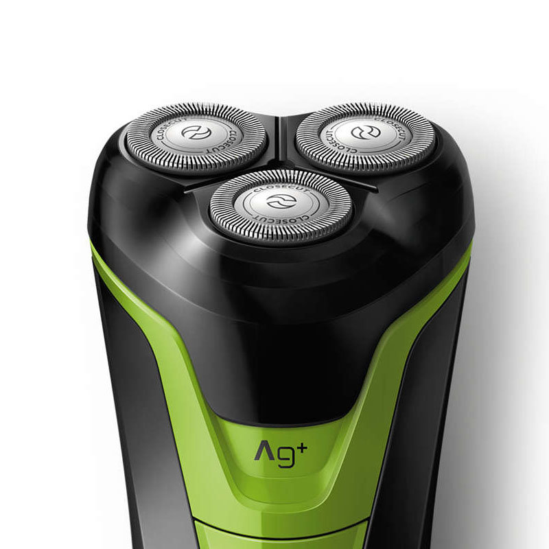 飞利浦(philips)电动剃须刀 三刀头 男士旋转式刮胡刀 进口刀片 银