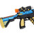 酷米玩具 儿童玩具枪电动连发416突击步抢安全 6-8-12岁 蓝色电动声光 KM4026(蓝色 版本)第6张高清大图