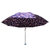 天堂伞 花色丁高密聚酯防紫外线三折钢伞晴雨伞  308T(藏青大花)第3张高清大图