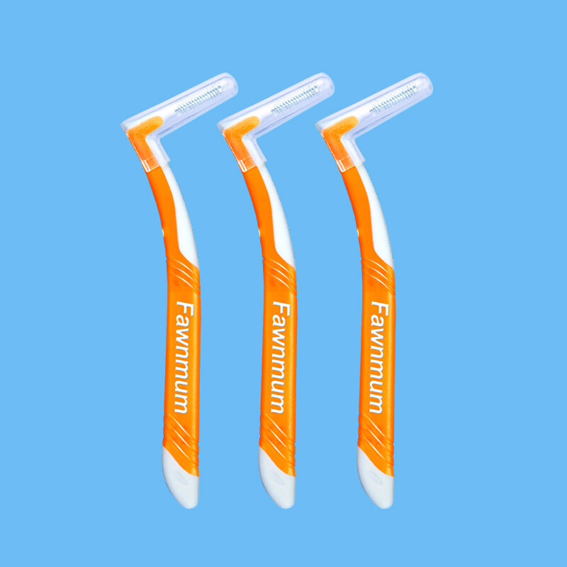 小鹿妈妈l型牙缝刷sss号10支牙间刷牙缝清洁