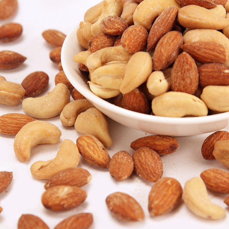 果果先森 综合果干坚果仁240g薄盐焗 混合腰果仁扁桃仁坚果炒货