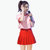 女成人啦啦操服装中小学生啦啦队演出服运动会开幕式团体拉拉队服(粉红色 S)第9张高清大图