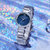 Citizen西铁城 L系列 光动能手表时尚商务蓝盘钢带女表EM0920-86L第3张高清大图