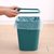 垃圾桶家用厕所卫生间大容量带压圈卫生桶厨房卧室办公室大号纸篓(中号绿色【买2赠100只垃圾袋】)第3张高清大图