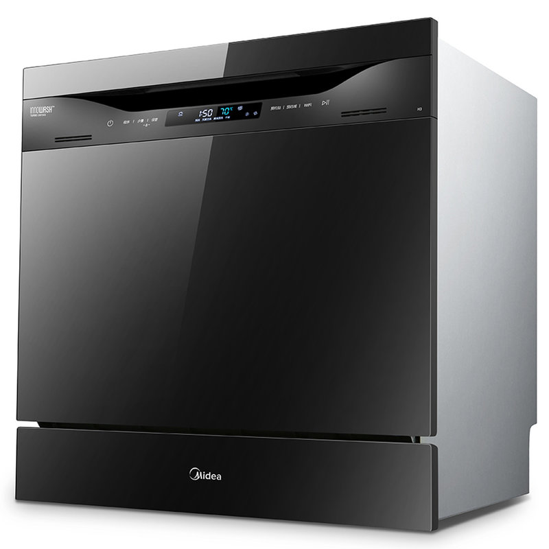美的midea洗碗机h3嵌入式黑