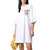 Moschino女士白色小熊图案短袖连衣裙 V0445-0440-100136白 时尚百搭第4张高清大图