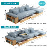 沙发可变床小户型日式多功能两用家具客厅省空间经济型可收纳储物(默认 默认)