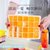 硅胶冰格制冰盒模具家用自制小冰块网红神器宿舍小型制冰球冻冰块(浅橙色 16冰格-带硅胶盖)第4张高清大图