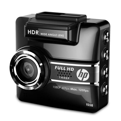 惠普HP行车记录仪F558高清1440P高清夜视迷你智能行车辅助一体机(标配)