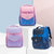 卡拉羊儿童减负一体式可打开背包笔袋补习袋组合礼品套装 1-4年级紫色 国美超市甄选第2张高清大图