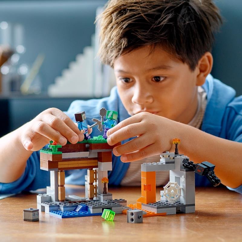 lego乐高我的世界系列21166废弃的矿井积木玩具拼插积木21166废弃的