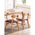 物槿 实木餐椅家用木头桌椅现代 YPH-02(原木色咖啡色油蜡皮)第4张高清大图