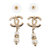 Chanel珍珠金属耳环A58506-GP 时尚百搭第5张高清大图