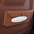 乔氏车用纸巾盒车载抽纸盒遮阳板纸巾盒汽车用品(棕色)第2张高清大图