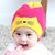秋冬季婴儿帽子秋冬保暖套头帽韩版新生儿胎帽宝宝帽0-3-6-12个月(藏青色)第4张高清大图