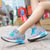 洛尚LS8001  春季新款韩版女鞋学生厚底减震休闲运动鞋旅游鞋拼色百搭气垫鞋(灰色)第5张高清大图