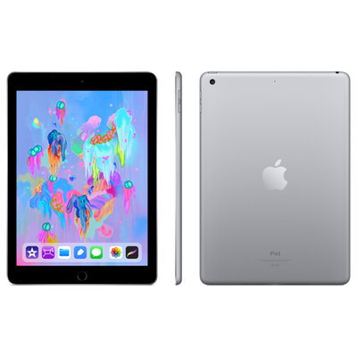 Apple iPad 平板电脑 2018年新款9.7英寸（128G Wifi版/A10 芯片/Retina显示屏/Touch ID MR7K2CH/A）银色