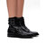 YSL女士黑色皮质马丁靴 632417-00E00-100037.5黑 时尚百搭第4张高清大图