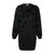 MCQSignature系列黑色燕子图案长款卫衣连衣裙-1000XS黑色 时尚百搭第2张高清大图