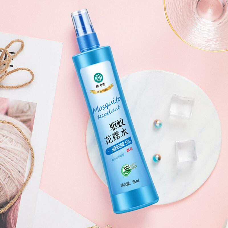 隆力奇驱蚊复合花果香型花露水195ml简单一喷防蚊无忧