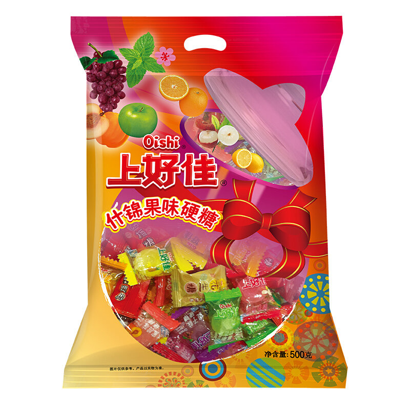 上好佳水果硬糖什锦味500g国美超市甄选