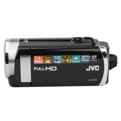 JVC GZ-E265BAC摄像机（黑色）（内置32G闪存）