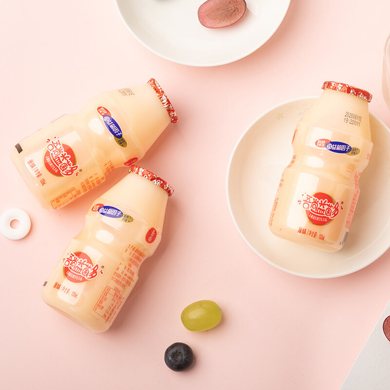 吾尚乳酸菌饮料100ml20瓶整箱原味乳低糖原味