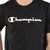 Champion男士黑色圆领T恤 212687-KK001L码黑 时尚百搭第4张高清大图