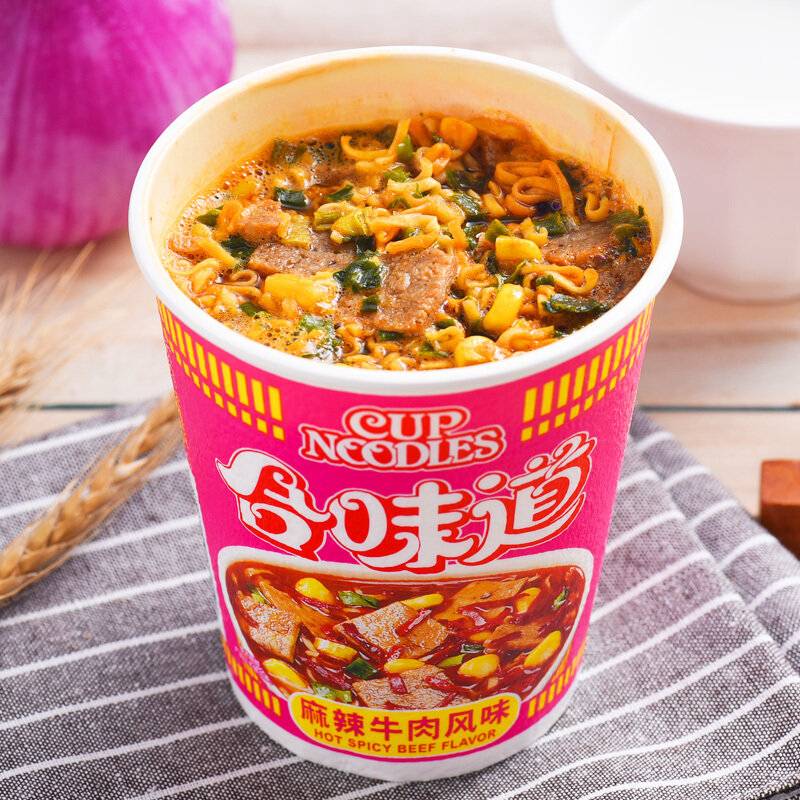 日清合味道麻辣牛肉风味83g国美超市甄选