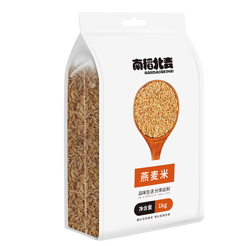 南稻北麦燕麦米1000g麦仁米五谷杂粮粗粮大米米粥搭档