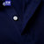 罗蒙男士夏季短袖T恤纯棉商务polo衫(1863黑色 170)第3张高清大图