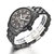 飞亚达(FIYTA)手表同款手表极限车元素自动机械男表 送牛皮表带 激光刻字(黑色GA8460.BBB 钢带)第3张高清大图