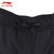 李宁2022运动时尚舒适透气女子运动短裤 AKSS492-1L黑色 国美甄选第4张高清大图