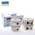 韩国Glasslock原装进口钢化玻璃保鲜盒饭盒冰箱储存盒收纳盒家庭用礼盒套装(GL10-6ABC六件套)第3张高清大图