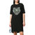 KENZO女士黑色连衣裙 FA52RO1935AC-59M码黑色 时尚百搭第4张高清大图