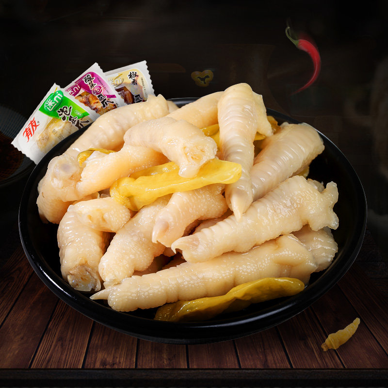 有友泡椒凤爪休闲零食小吃268g