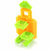 北美进口玩具 Bristle Blocks拼插积木 鬃毛积木套装 大颗粒积木 积木设计师 百年品牌Battat(36件盒装拼图)第5张高清大图