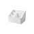 桌面杂物整理收纳盒 家用多功能化妆品置物架 创意塑料多格收纳盒(白 色)第6张高清大图