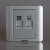西门子开关插座面板 远景系列 彩银色 电话电脑信息插座第2张高清大图