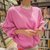 2018新款秋冬卫衣长袖韩版宽松蕾丝拼接绒厚款粉色上衣女(黄色 XL)第3张高清大图