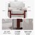 虎源萨尚简约现代创意沙发接待室沙发圆形组合沙发贵宾沙发木质沙发  HY-SF009(单人位贵宾接待沙发 默认)第2张高清大图