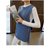 MISS LISA背心针织女圆领外穿外套韩版复古坎肩无袖毛衣马甲331633(蓝色 S)第2张高清大图