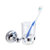 凯鹰 铜制卫浴挂件 玻璃单牙刷杯架 KY-7710第2张高清大图