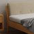 紫茉莉 北欧实木床1.8米双人床1.5米简约床卧室家具(原木色 裸床+椰棕床垫+床头柜*2)第4张高清大图