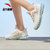 安踏女鞋跑步鞋春夏季全掌气垫跑鞋运动鞋36.5象牙白 国美超市甄选第3张高清大图