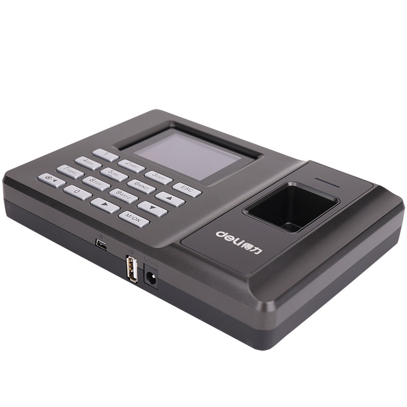 得力(deli)2250指纹考勤机 指纹机指纹式打卡机签到机免安装