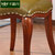 卡富丹家具 W8107美式乡村全实木餐椅真皮软座靠背椅子大户型奢华家用办公樱桃木餐椅第2张高清大图