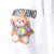 Moschino女士白色小熊图案短袖连衣裙 V0445-0440-100136白 时尚百搭第6张高清大图
